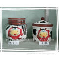 decorative ceramic sugar coffee canister